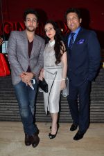 Shekhar Suman, Adhyayan Suman and Ariana Ayam at Heartless promotions in Cinemax, Mumbai on 7th Feb 2014